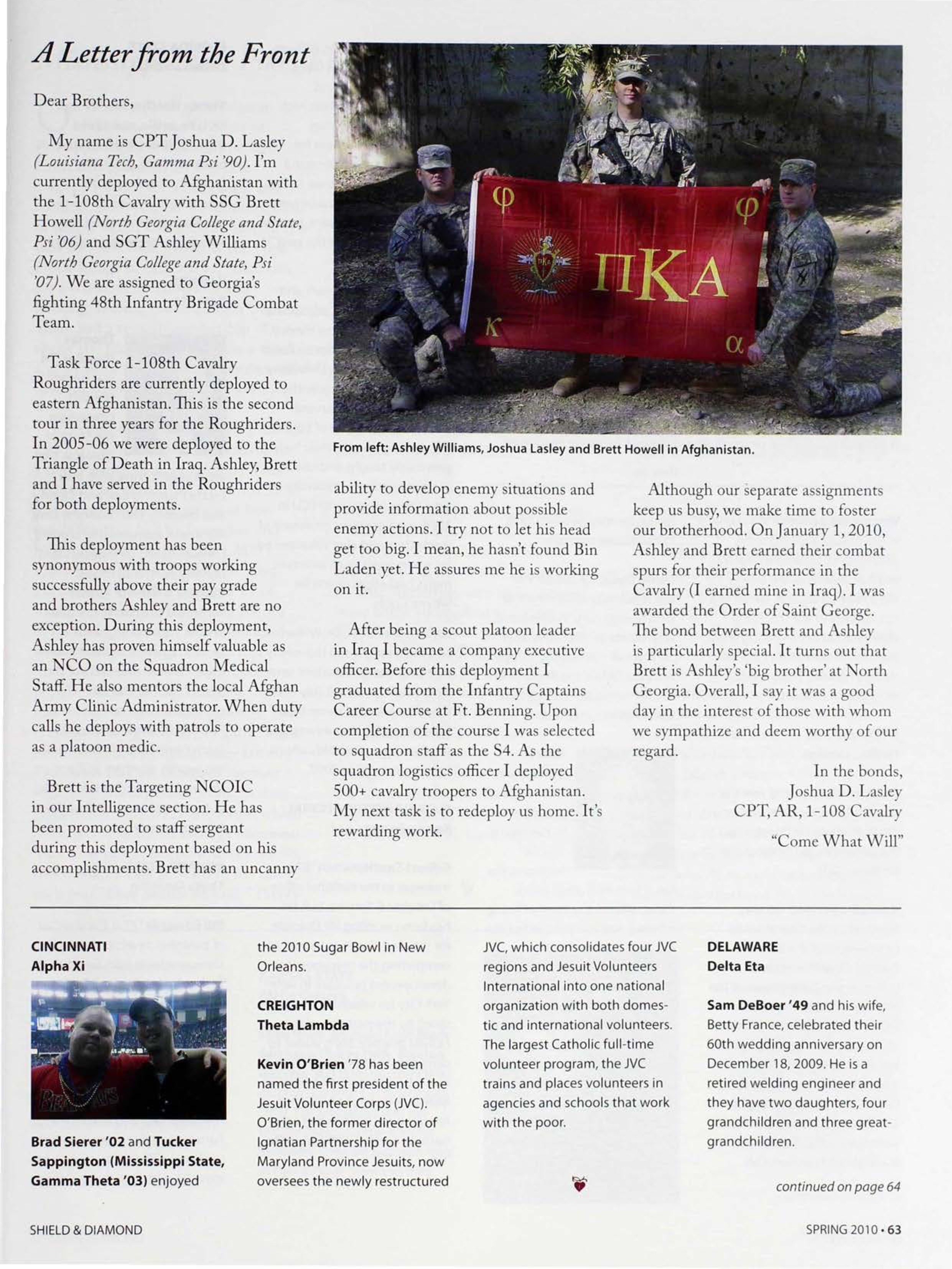 A Letter From the Front